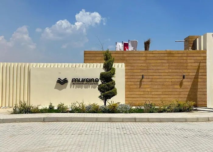 Ground Peaceful 3 Bedroom With 6 King Bed & 2 Bathrooms &private Garden Marvelous Land Escape Murano Ain Sokhna * Ain Sukhna